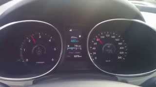 Hyundai Santa fe 2014 top speed [upl. by Reseta306]