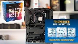 Intel 7th Gen KabyLake  i7 7700K and i5 7600K  i7 7700K vs i7 6700K and i5 7600K vs i5 6600K [upl. by Wendall656]