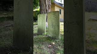 The Old Parish Cemetery in York Maine historiccemetery graveyard witchgrave [upl. by Esilehc]