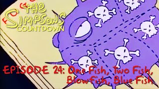 Simpsons Countdown  24 One Fish Two Fish Blowfish Blue Fish Ceviche and Other Hangover Cures [upl. by Bronez941]