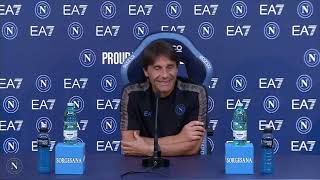 NAPOLIATALANTA LA CONFERENZA STAMPA PRE PARTITA DI MISTER ANTONIO CONTE 🔵 [upl. by Eelatan]