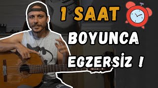 Gitar Dersi 19 ► 1 Saate Yakın Egzersiz Yapıyoruz Kromatik Gam Egzersizi BizimleÇalış [upl. by Mulligan493]