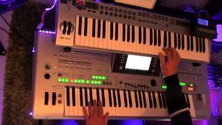 Boney M  Rasputin COVER played on tyros 3 with organ sounds [upl. by Nordine120]