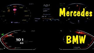 BMW 320d G20 190 HP VS Mercedes C220d 194 HP Acceleration 0200 kmh [upl. by Sej]