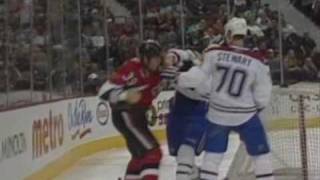 Eric Neilson vs Matt Carkner Sep 19 2009 [upl. by Berthold871]