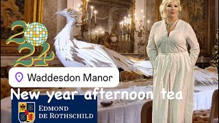 Waddesdon Manor at Christmas time afternoon tea New year celebrations 2024heritage england [upl. by Leiahtan949]