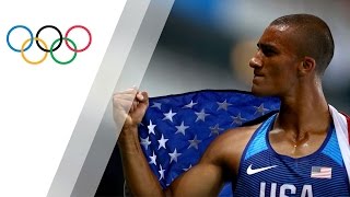 Ashton Eaton equals Decathlon Olympic Record [upl. by Htidirrem599]