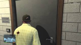 GTA 5 PS4 Police Station tresspass [upl. by Nywles]