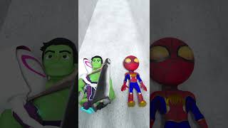 Kiss Run Spiderman vs Hulk In Barry Prison gta spiderman [upl. by Arhat651]