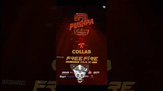 Alert  Big Collab  with  FreeFire x Pushpa 2 freefire shortsfeed [upl. by Annette]