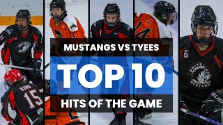 Top 10 Hits of the Game  Episode 1  Whitehorse Mustangs vs Campbell River Tyees [upl. by Ashmead113]