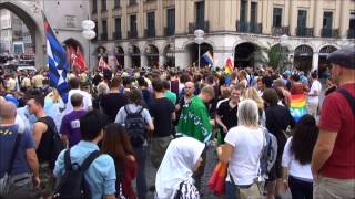 La Manif pour tous Kundgebung gegen die Homo Ehe in München am 17 08 2013 Teil VI [upl. by Mayda255]