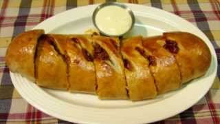 Stromboli Recipe  BBQ Chicken Stromboli  How To Make Stromboli [upl. by Anaehs998]