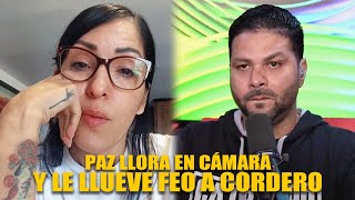 Cordero le pide disculpas a Paz Calderon  El Lengüetazo [upl. by Aihsatan764]