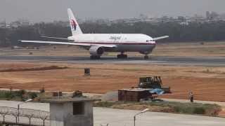 9MMRD Boeing 777200ER Malaysia Airlines Take Off Later crashed as MH17 [upl. by Nylorac]