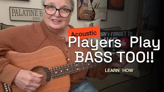 BRING ON THE BASS  Acoustic Guitar TIPS  Learn Four Methods Improve Style Fender Highway [upl. by Eiram]