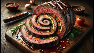 Grilled Stuffed Flank Steak Pinwheels A Gourmet Twist on Classic Grilling [upl. by Tterag]