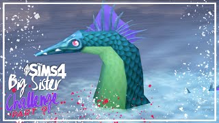 Lets Play The Sims 4 Big Sister Challenge  Part 9 Loch ness Monster [upl. by Ytsirhk]