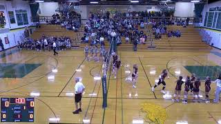 Laconia High School vs Oakfield High School Girls JuniorVarsity Volleyball [upl. by Woodson]