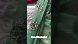 Pure shimmer fabric saree saree sari pure fabrics ynt ytshorts [upl. by Neeluqcaj131]