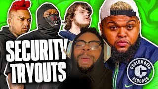 Coulda Been Security Tryouts Reactions hosted by Druski [upl. by Bartholemy]