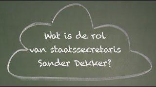 onderwijs2032  Wat is de rol van staatssecretaris Dekker [upl. by Odnomyar]