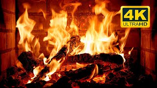 🔥 Cozy Fireplace 4K 12 HOURS Fireplace with Crackling Fire Sounds Crackling Fireplace 4K [upl. by Brouwer]