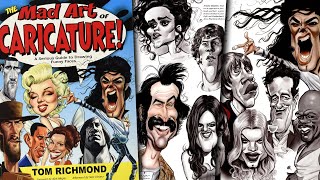 The Mad Art of Caricature AMAZING BOOK Serious guide to drawing funny faces by Tom Richmond [upl. by Zilevi]