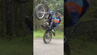 So close viral dirtbiker trending dirtbikesarecool yamaha wheelie [upl. by Sarene]