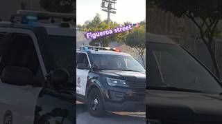 🚔🌴 Cops on Figueroa street usa police shorts viralvideos shortvideo 09302024 [upl. by Esinal722]