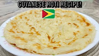 🇬🇾Simple amp Easy Guyanese Roti Recipe 🇬🇾 [upl. by Tait]