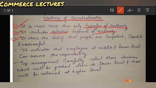 features of decentralisation  class 12 business studies  organising [upl. by Ahcmis]