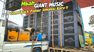 Mbah Giant come back dg Box Baru Paraflex speaker triple magnetcek sound mberot Horeg di base camp [upl. by Roderica]