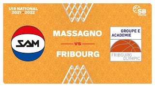 U18 National  Day 12 MASSAGNO vs FRIBOURG [upl. by Ohaus]