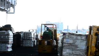 140314NVH054001 USS George HW Bush CVN 77 Receives ReplenishmentatSea [upl. by Letisha]