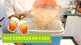 Cómo hacer Cerveza artesanal y casera Receta cerveza 🍾😋 [upl. by Elyrehc]