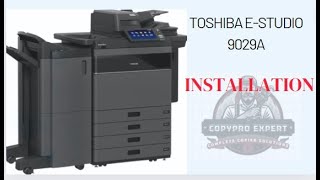 TOSHIBA E STUDIO 9029a installation Join [upl. by Tasha]