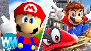 Top 10 MIGLIORI VIDEOGIOCHI di sempre di SUPER MARIO [upl. by Asher299]