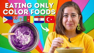 Trying the Most Colorful Foods in the World [upl. by Dahsar179]