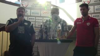 Pressekonferenz KSV Baunatal  FC 08 Homburg RL Südwest 201415 [upl. by Tekcirk]