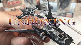 XWing Wave 14 Saws Renegades Unboxing Movable SFoils XWing 10 and 20 combined [upl. by Bourke477]