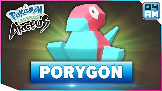 Where To Find PORYGON amp How To Catch It in Pokemon Legends Arceus [upl. by Assirak]