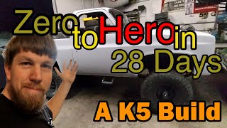 Beat up K5 Blazer into a show truck Zero to Sema in 28 days [upl. by Lomaj]