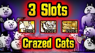 All Crazed Cats 3 Slots [upl. by Burman]