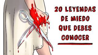 20 LEYENDAS de MIEDO que DEBES CONOCER 💉 Draw My Life Historia de Terror [upl. by Nuri460]