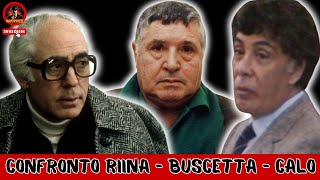 CONFRONTO Totò RiinaPippo Calò e Tommaso BUSCETTA [upl. by Junette]