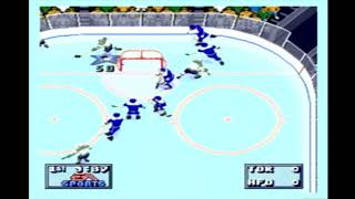 Brass Bonanza Hartford Whalers  Sega Genesis  NHL 95 [upl. by Kask]