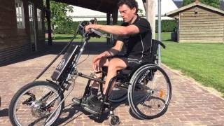 Afkoppelen ROAM Runner handbike [upl. by Kandy527]