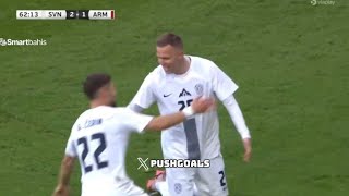 Josip Ilicic Goal  Slovenia vs Armenia 21 All Goals Results And Extended Highlights2024 [upl. by Hollenbeck]