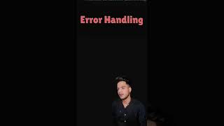 Taaza khabar ❌ Error Handling ✅ in JavaScript coding programming programmer shorts bbkivines [upl. by Rica]